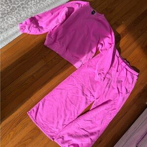 Women's Gap Pink Lounge Set Medium